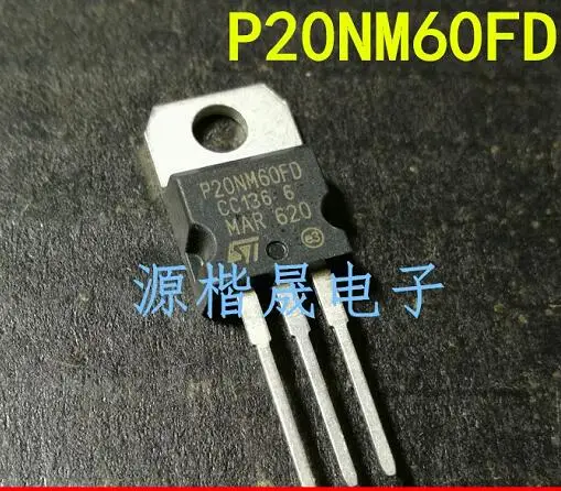 

30pcs/lot STP20NM60FD P20NM60FD TO220