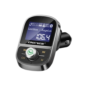 

Bluetooth AUX Car MP3 Player FM Transmitter USB 3.1A Smart Fast Charger LCD Display Support EQ Setting Voltmeter TF Card U Disk