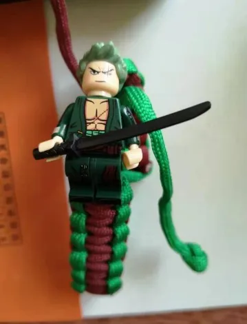 Buzz Lightyear Paracord браслет для детей супергерой Железный человек розовый Бэтмен Дарт Вейдер кролик Единорог строительные блоки кирпичи игрушки - Metal Color: zoro