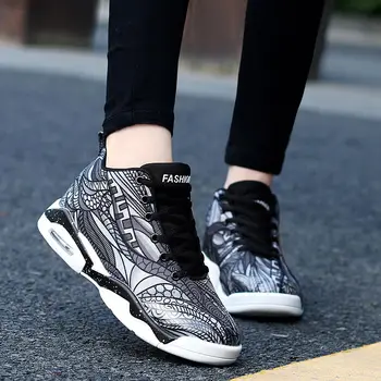 

Plus Size Air Cushion Sneakair Women's Sport Shoes Men Running Shoes Women Black Sneakers Women's Sports Shoes 2020 Basket E-247