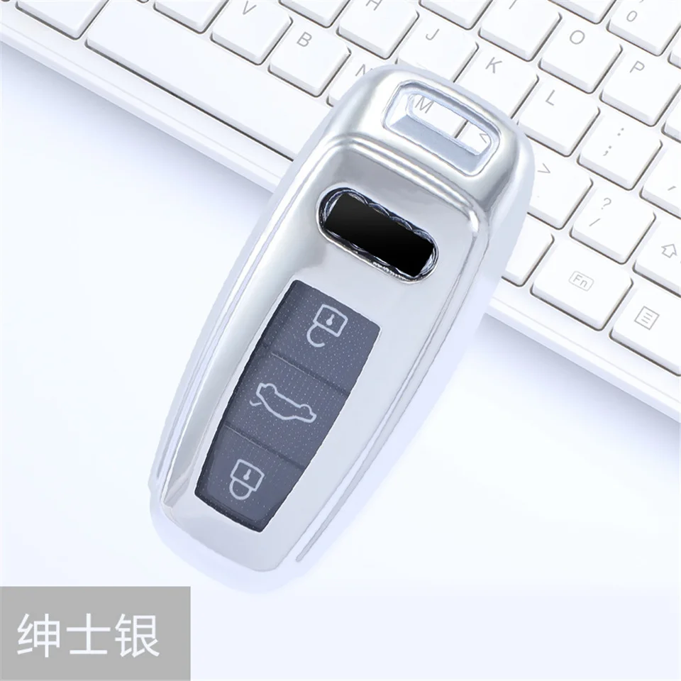 Cover per chiave/telecomando per Audi A1 A3 A4 A5 A6 A7 A8 Quattro Q3 Q5 Q7 2015 2009 2010 2011 2012 2013 2014 15 Cover per chiave/telecomando per Audi A1 A3 A4 A5 A6 A7 A8 Quattro Q3 Q5 Q7 2015 2009 2010 2011 2012 2013 2014 - H7dff3e2046da4d4a854a1a791b903731b