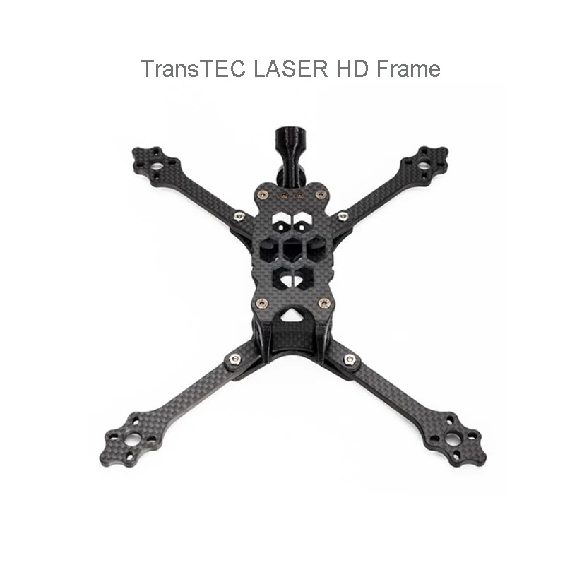 TransTEC Лазерная HD рамка работает гладкий Чехол карбоновая рамка двойная антенна для FPV опыт комбо