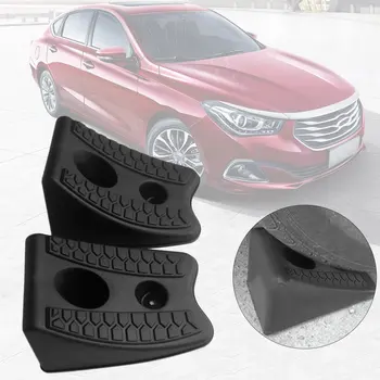 

2pcs/set New Automobiles Anti-slip Block Rubber Car Tyre Slip Stopper Control Wheel Alignment Block Tire Support Pad Hot