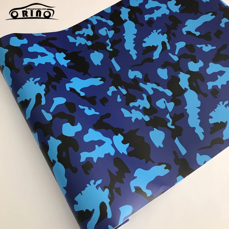 Black Blue Vinyl Wrap Film-5