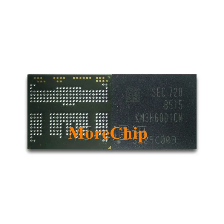 KM3H6001CM-B515 EMMC EMCP UFS 64GB eMMC BGA254 NAND Flash Memory IC Chip Soldered Ball 340 1?_