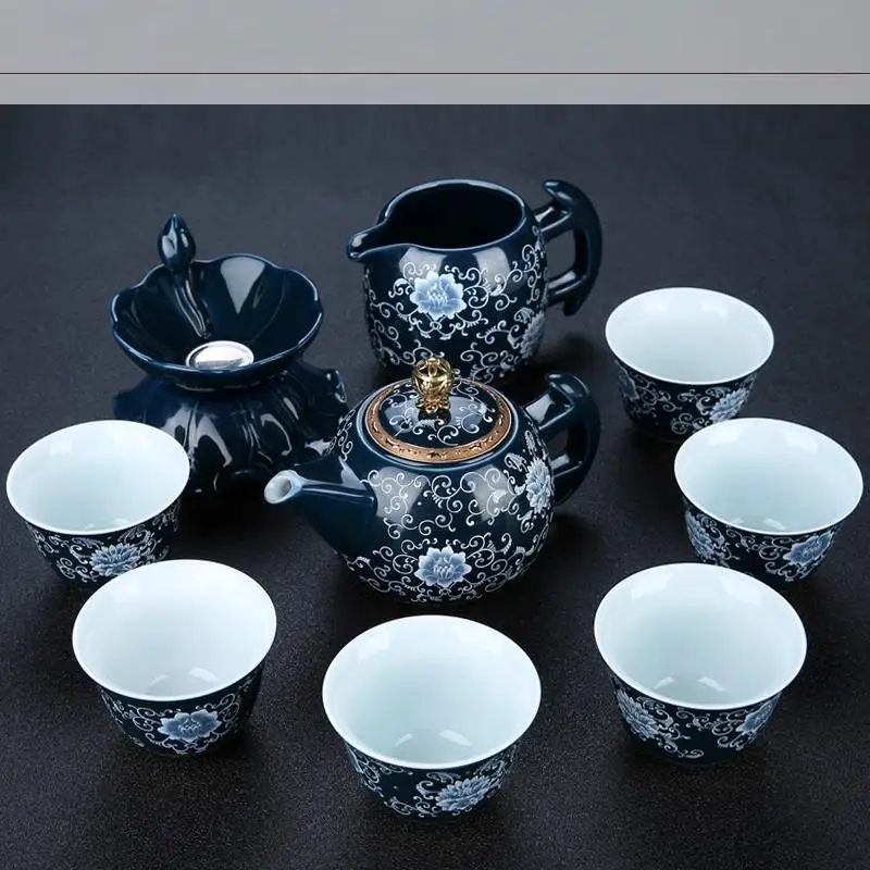 Фу Китай Aksesuarlari Shabby Chic Mutfak сад Ev Dekorasyon Aksesuarlar чайник украшение дома аксессуары горшок китайский чайный набор