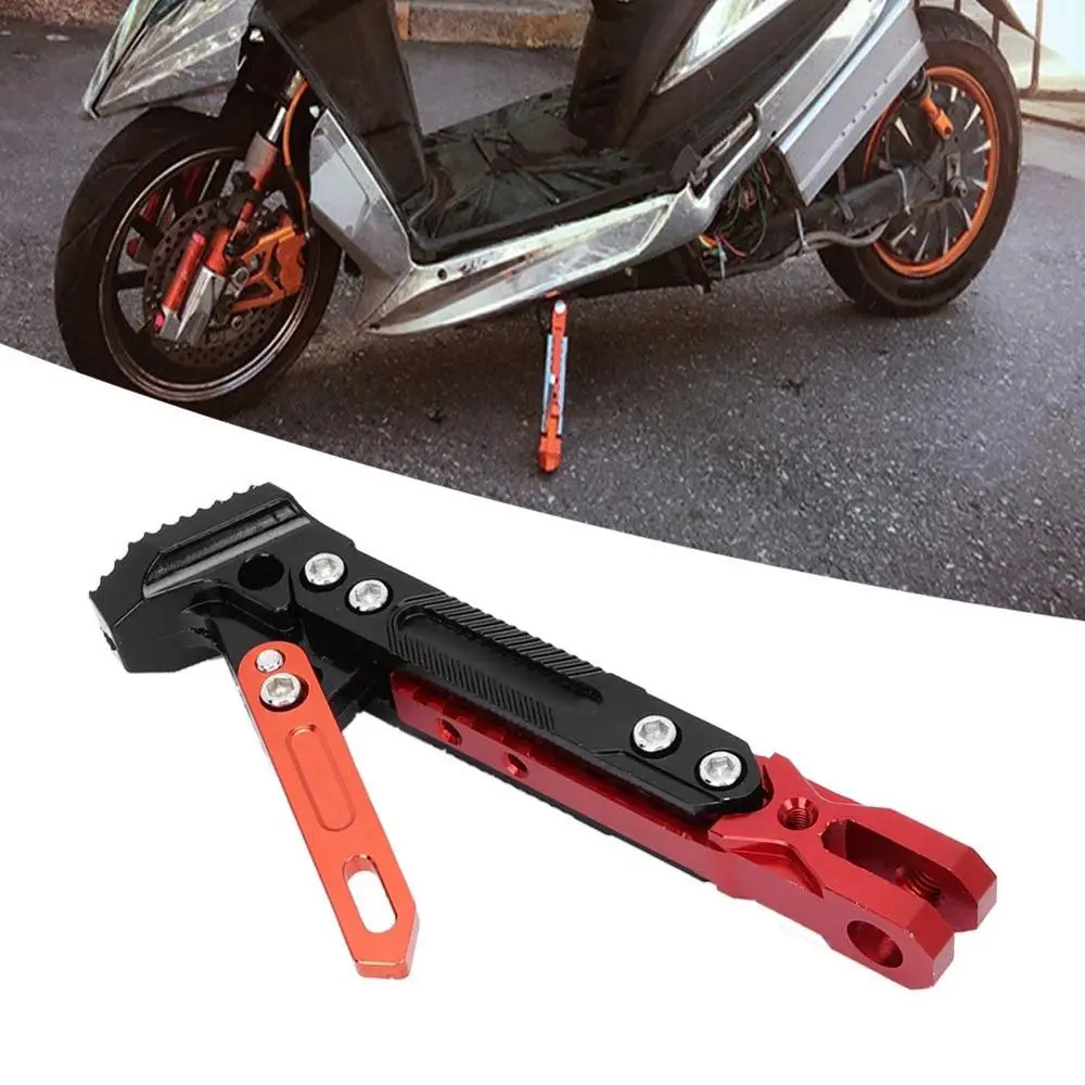 

Motorcycle Adjustable Kickstand Foot Side Stand CNC Aluminum Alloy Heel Brace Parking Support Stand For Universal Motorcycle