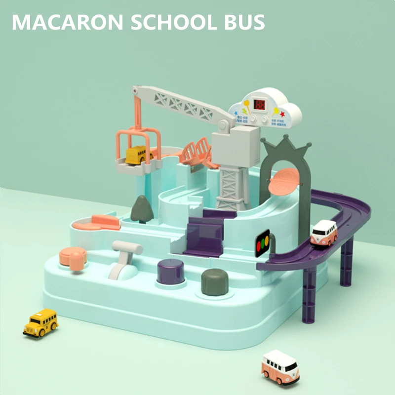 educational-puzzle-railcar-school-bus-model-creative-breakthrough-adventure-combination-safe-anti-fall-desktop-kids-toy-subway