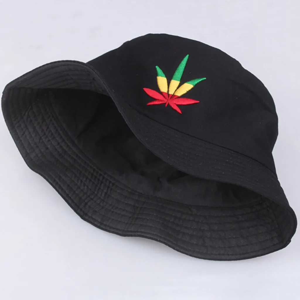 New Fashion Men Women Cute Printed Bucket Hat Outdoor Double Sided Reversible White Black Bucket Cap Sun Hat For Women Gorras