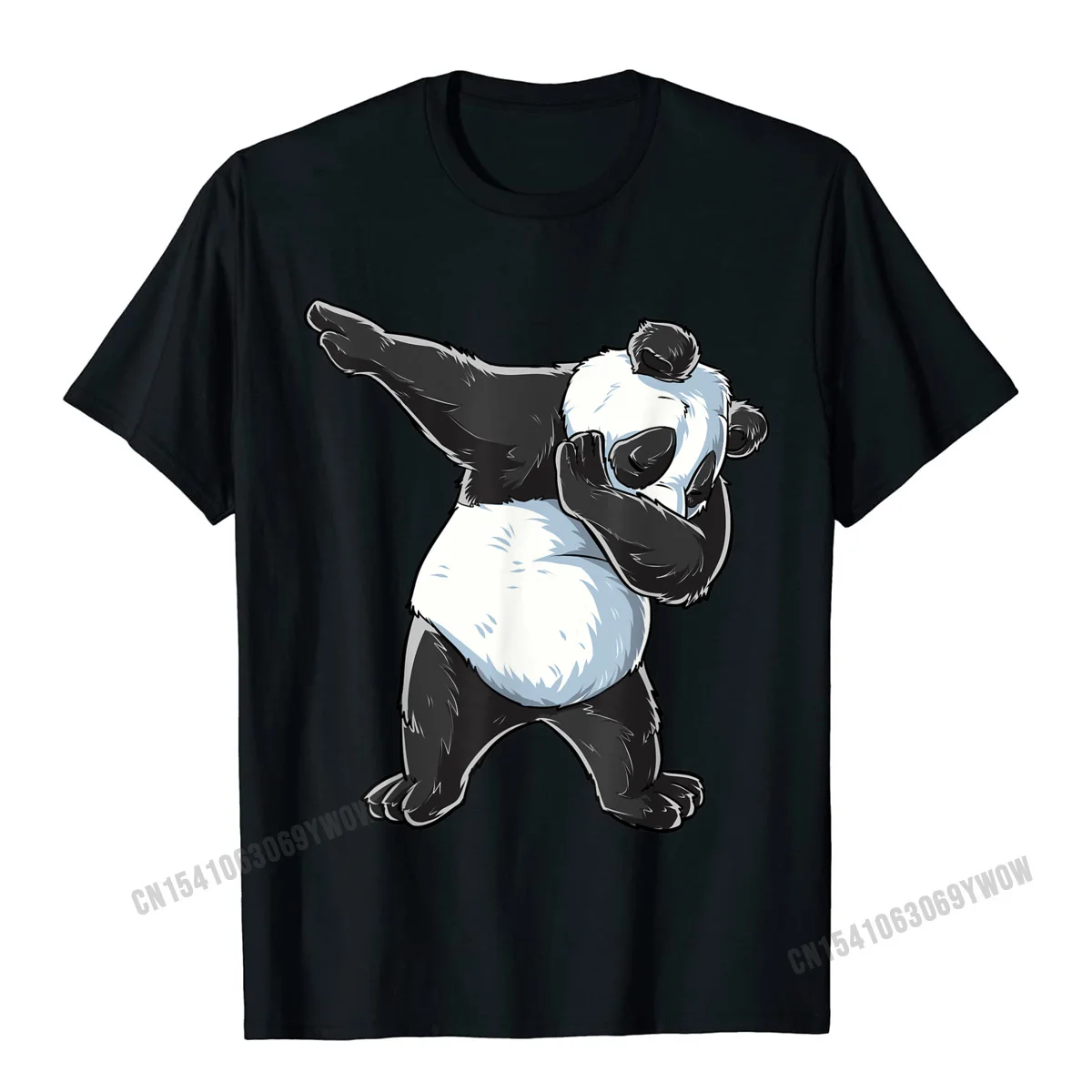 Gift Normal Tees for Men 2021 Hot Sale ostern Day Crewneck 100% Cotton Short Sleeve T-shirts Funny Clothing Shirt Dabbing Panda Bear Funny Girls Kids Boys Gifts Dab Dance T-Shirt__877 black