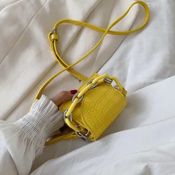 

Stone Pattern Super Mini PU Leather Flap Bags for Women 2020 Solid Color Crossbody Shoulder Handbags Female Travel Chain Bag