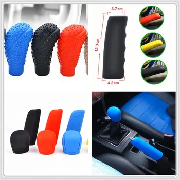 

Car rubber Shift Gear Knob Cover Handbrake Protector for KIA RIO K3 K4 K5 Sportage SORENTO venga Hyundai Avante Sonata
