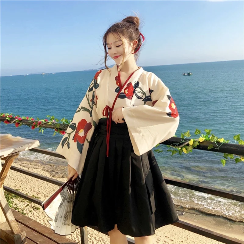 Традиционные японские кимоно ханьфу кимоно костюм гейши Косплей Obi Yukata женские сексуальные японские платья FF2196