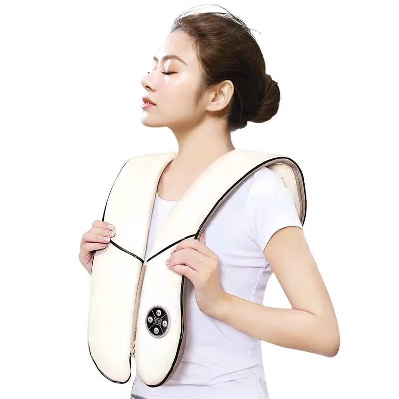 

Electric Heating Neck Massager Car Home Shoulder Back Infrared KneadingTherapy Ache Massageador Relax Massage Tool