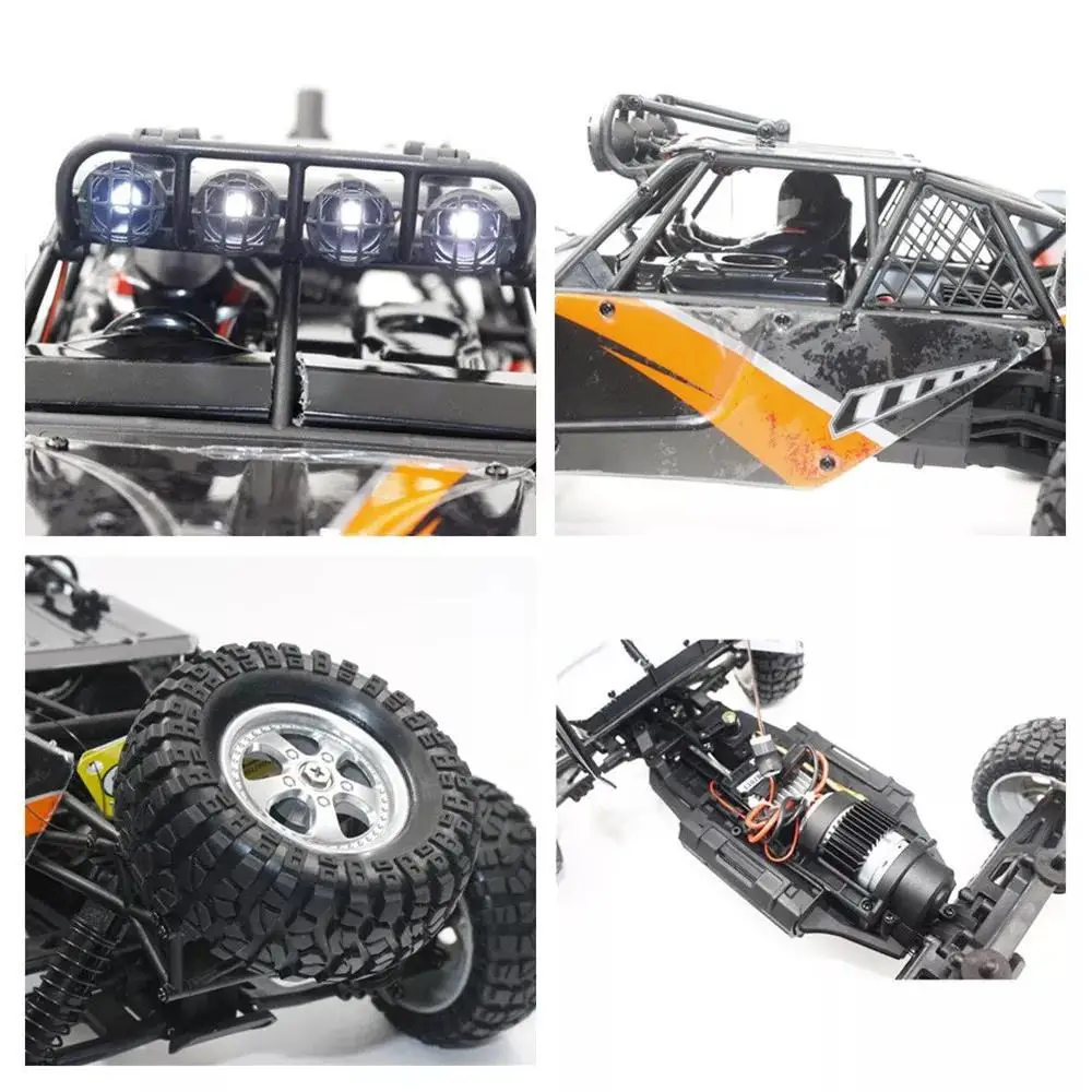 RCtown HBX 12815 1/12 2,4G 4WD 30 км/ч гоночная, матовая RC автомобиль внедорожник пустыня грузовик с светодиодный светильник игрушки