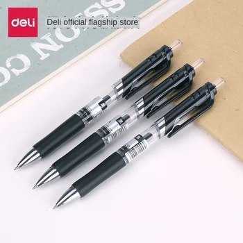 

12pcs Pressed Neutral Pen 0.5 Bullet Office Pen Carbon Pen Students Examination Pens 0.7 Black/Blue Ink Writing Instrument