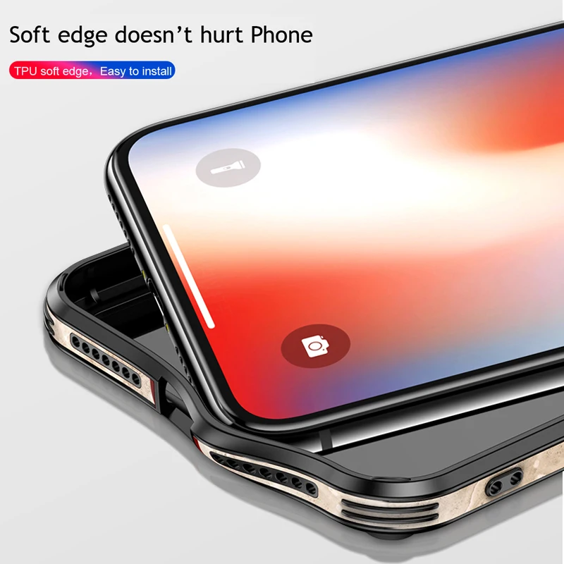 Для iphone X XS Max XR 6d чехол из закаленного стекла с рисунком задняя панель+ рамка Взрывозащищенная стеклянная крышка для iphone xs max стеклянный чехол