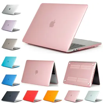 

Crystal/Matte Laptop Hard Case + Keyborad Cover For Apple MacBook Air Pro Retina Touch Bar 11 12 13 14 15 16 inchs A2179 A1990