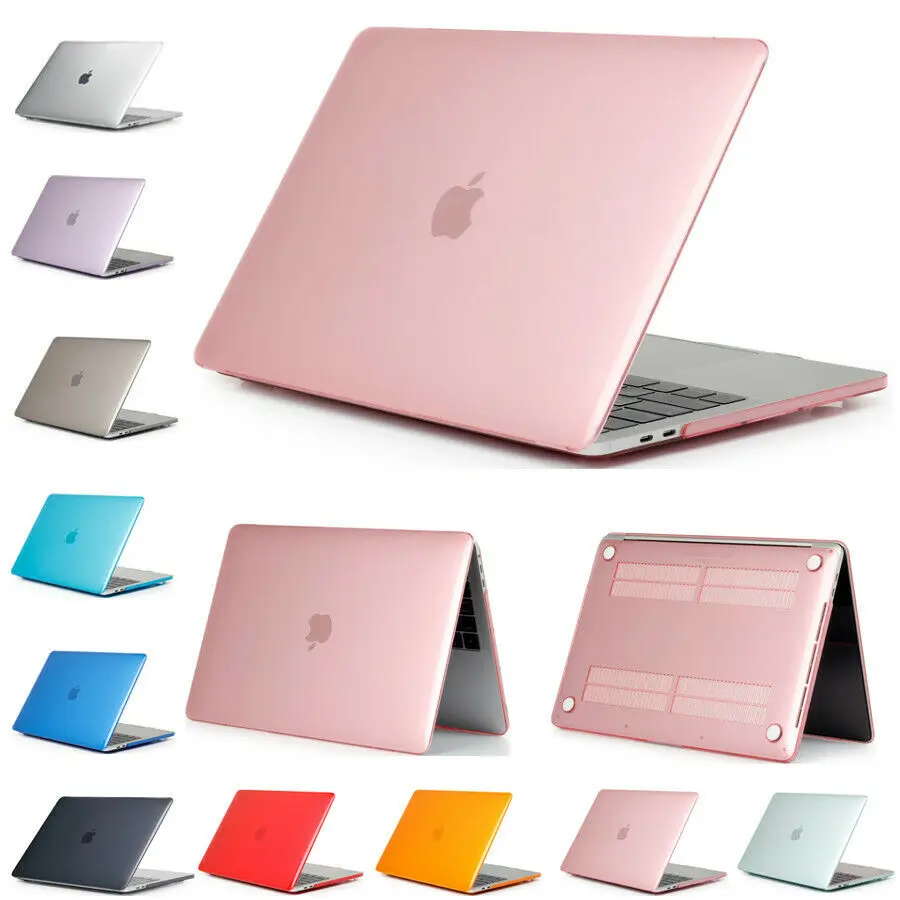 Кристальный/Матовый Жесткий Чехол для ноутбука + чехол Keyborad Apple MacBook Air Pro Retina Touch Bar