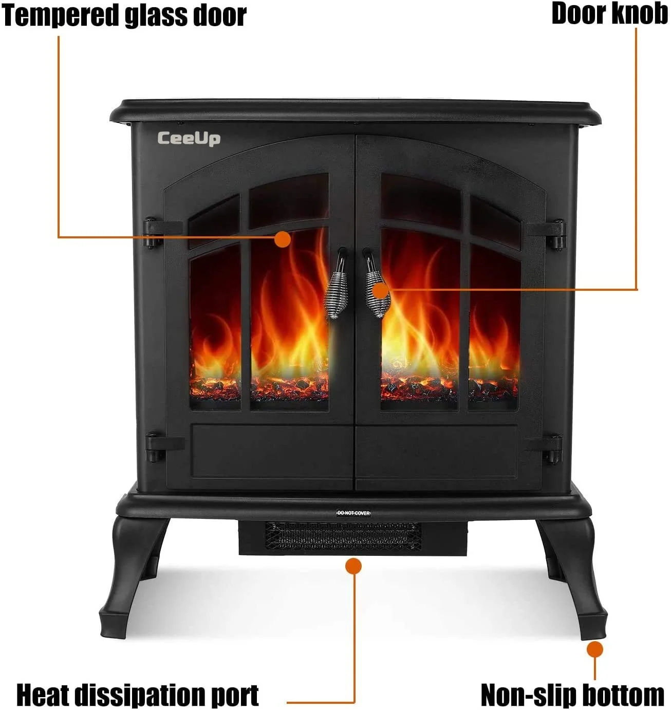 Avrupa tipi 3 d simülasyon yangın elektrikli şömine ısıtıcı dikey