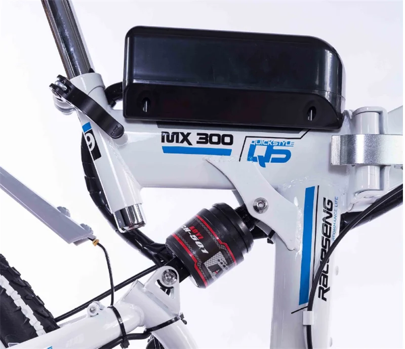 Литиевая батарея складной велосипед MX300(27 скоростей) 350W Мощный 24 дюйма 48v 15AH литий Батарея дисковый тормоз для электротранспортного средства