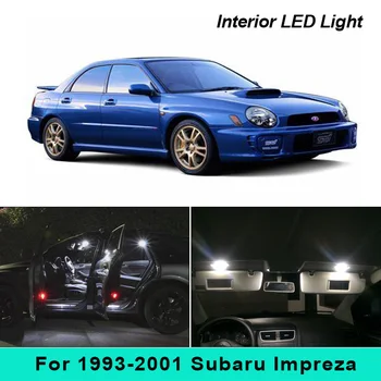 

9 Pcs Canbus Xenon White Led Lights Interior Package Kit For 1993-2001 Subaru Impreza Map Dome Trunk License Plate Lights