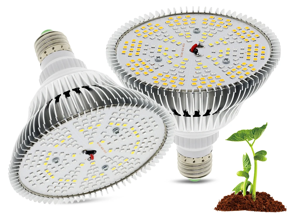 Description Picture 3 of itemE27 LED Grow Bulb 250W Phyto Lamp For Hydroponics Vegetables SMD2835 Full Spectrum LED Grow Light For Flowering Plants