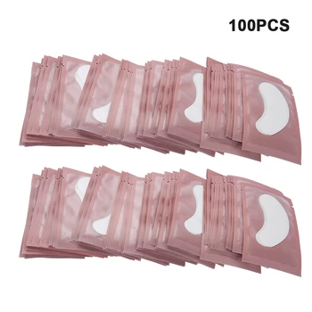 

100Pcs/Set Eye Pad Hydrating Tip Stickers Eyelash Gel Patch Lint Free Eyelash Extension Eyepads Eye Lash Paper Stickers Tools