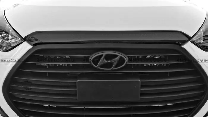 Car-styling For Hyundai Veloster Carbon Fiber Hood Lip Bonnet Cover Lid