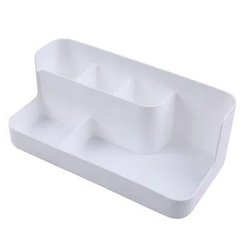

Dining Room Bedroom Bar Cosmetic Display Storage Box Makeup Holder PP 5 Grids Office Sundries Container Home Organizer Desktop