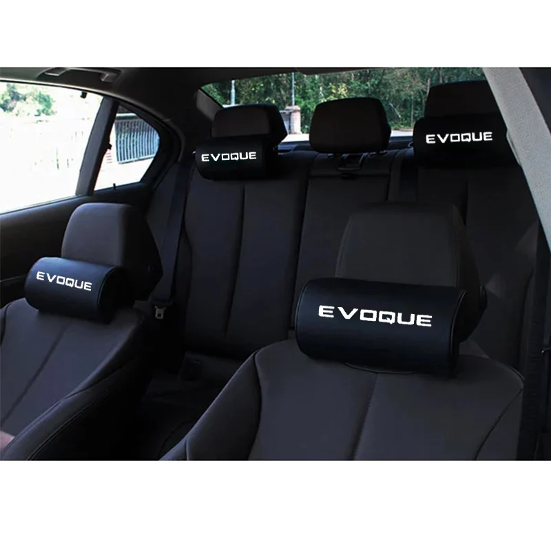 Автомобильная подушка для шеи из искусственной кожи для Land Rover Evoque, автомобильные подушки для шеи, подголовник, подушка