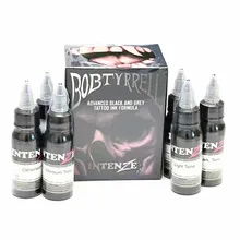 Высокое качество 6 шт./компл. татуировки подачи чернил 30 мл/топ с рисунком бутылки для напитков, пигмент для мануального татуажа боди-арт татуировки Наборы принадлежности