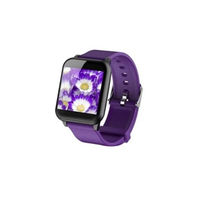 purple Z02 Смарт-часы IP67 Водонепроницаемый SMS напоминание о частоте пульса монитор фитнес-трекер спортивные умные часы для huawei iPhone PK E04 Q9 - Цвет: purple