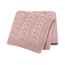 

Baby Blankets Knitted Newborn Infant Netural Soft Cozy Sleeping Mats for Toddler Boy Girl Throwing Quilts Children Mats 100*80cm