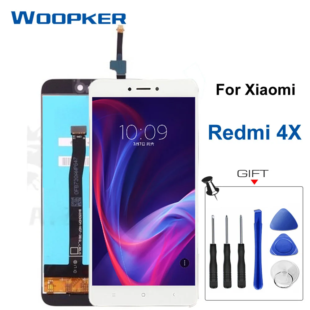 Сменный ЖК дисплей 5 0 дюйма для Xiaomi Redmi 4X сенсорный экран дигитайзер запчасти