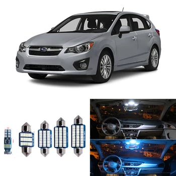 

8Pcs White Led Canbus Bulbs Car LED Interior Light Package Kit For Subaru Impreza 2008-2017 Map Dome Trunk License Plate Light