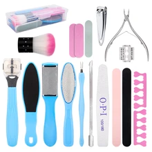 

20Pcs/Set Professional Pedicure Tools Exfoliating Prevent Dead Skin Manicure Set for Foot Skin Care Tool Manicure Set Nail Tools