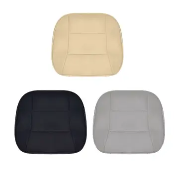 

Solid Color PU Leather Universal Seat Cover Auto Chair Cushion Pad Breathable