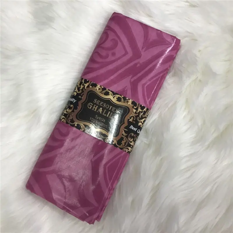 Зеленая африканская ткань Bazin Riche Brode 100% хлопок ручная работа дамасская морская