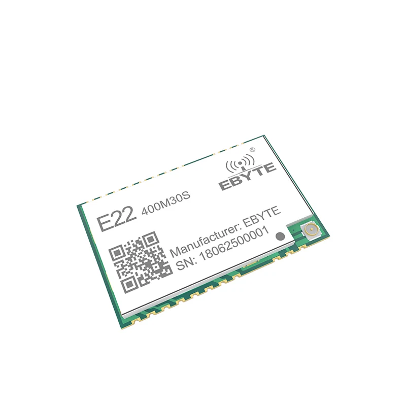 5 шт./лот LORAWAN SX1268 433MHz LoRa TCXO ebyte E22-400M30S беспроводной приемопередатчик SMD 30dBm IPEX отверстие для штампа дальнего радиуса