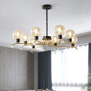 

Vintage Ceiling Lights Loft Lamp Nordic Hanging Restaurant Kitchen Light Black Inner Finish Luminaire Home Industrial Lighting