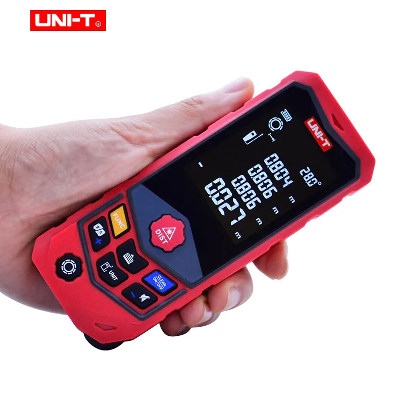 UNI-T Distance Meter Laser Rangefinder 50m/100m Battery Powere Wheel Type Range Finder Handheld Distance Meter Wheel Measurement UNI-T Distance Meter Laser Rangefinder 50m/100m Battery Powere Wheel Type Range Finder Handheld Distance Meter Wheel Measurement