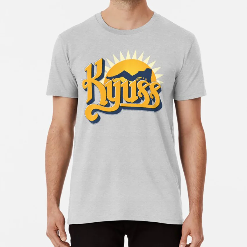 Maglietta Kyuss - In The Sun Kyuss Homme Josh Queens Stone Age Death Metal Rock