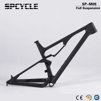 

Spcycle Carbon Full Suspension Frame 27.5er 29er XC Carbon Mountain Bike Frame 148x12mm Boost MTB Bicycle Frames