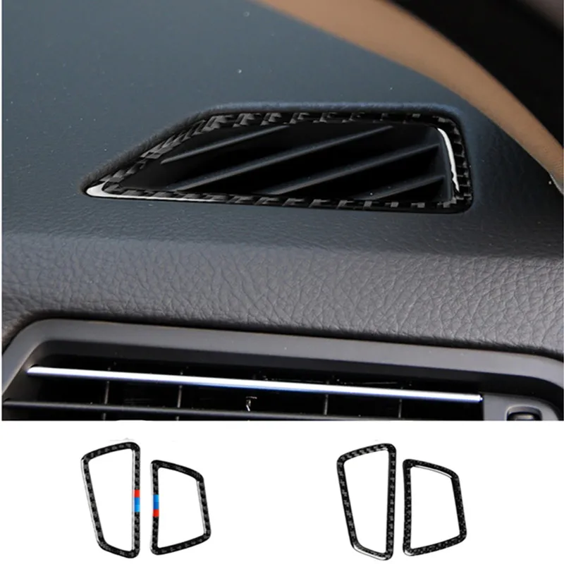 

Carbon Fiber AC Outlet Sticker for BMW F07 5gt 535i 2010-2016 Instrument Panel Air Conditioning Frame Car Interior Accessories