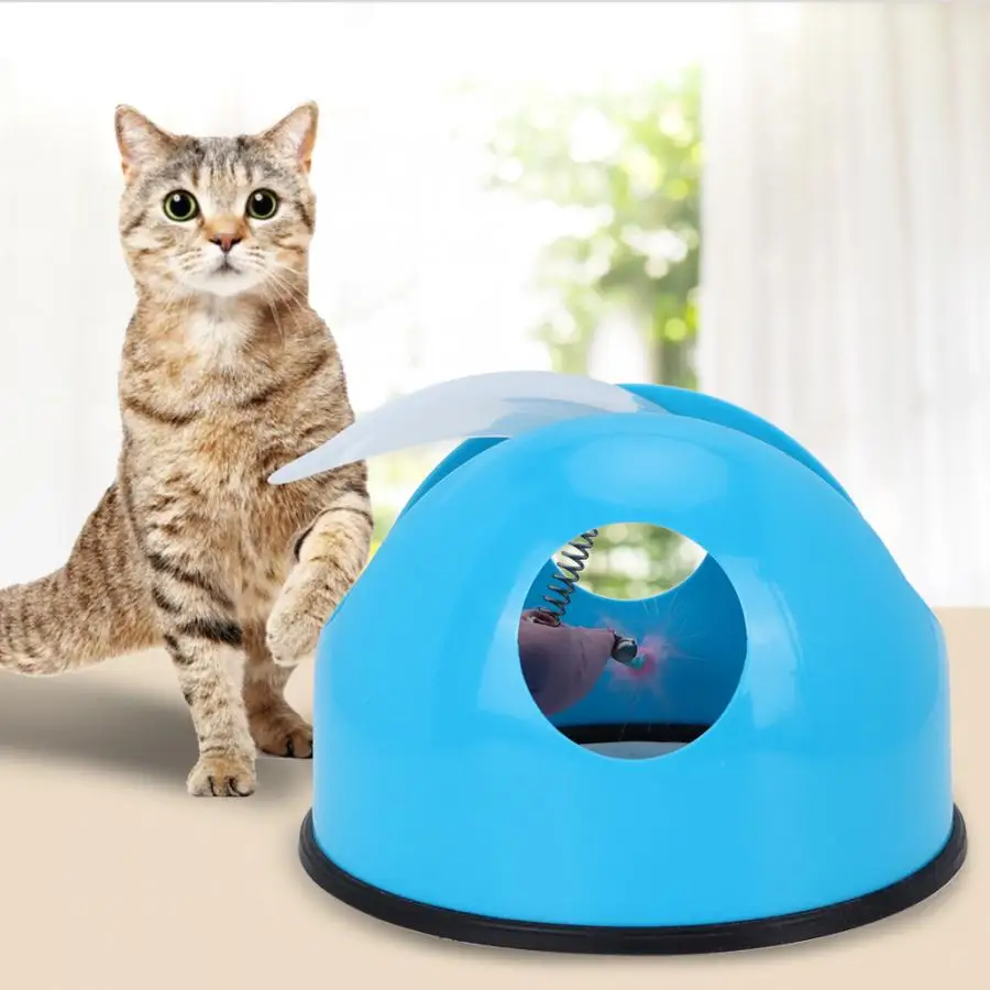 360 Degree Funny Rotation Catching Playing Toy Interactive Game Plate with Mouse Catmint For Cat Dog Intelligence Trainnin