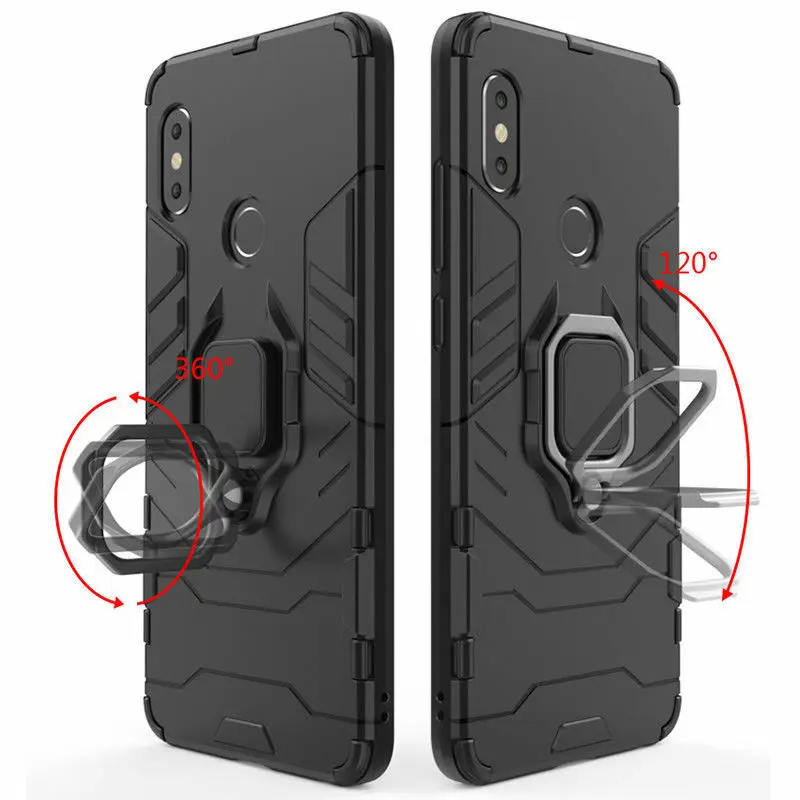 Для Xiaomi Redmi Note 6 7 Pro Redmi 7 Гибридный магнитный держатель подставки для кольца чехол задняя крышка чехол-бампер для телефона