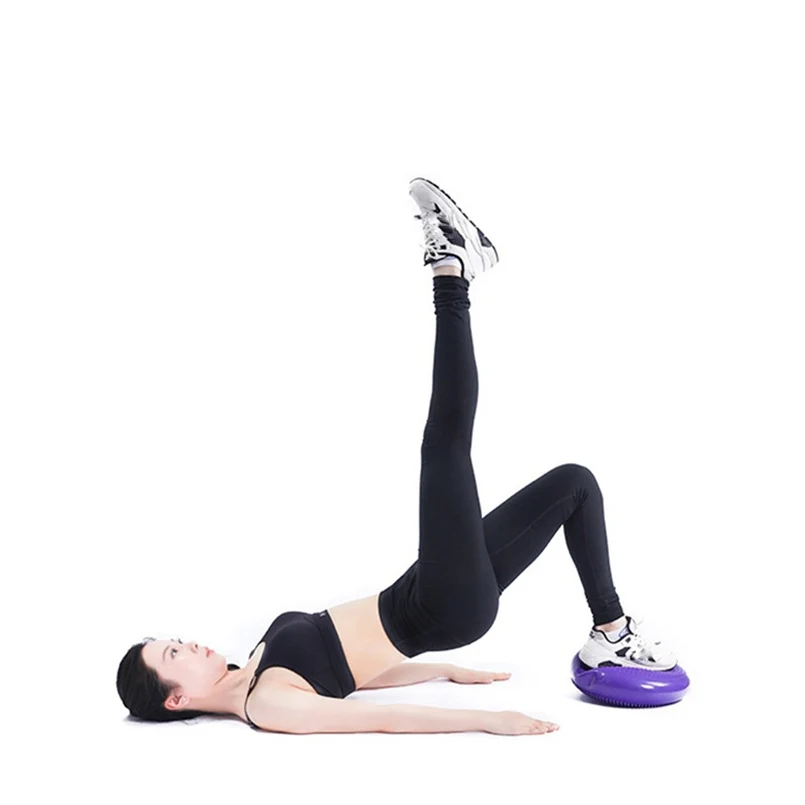 Утолщение йога баланс мяч взрывозащищенный баланс воздушная подушка надувная подушка для массажа с насосом баланс тренировки 20O25