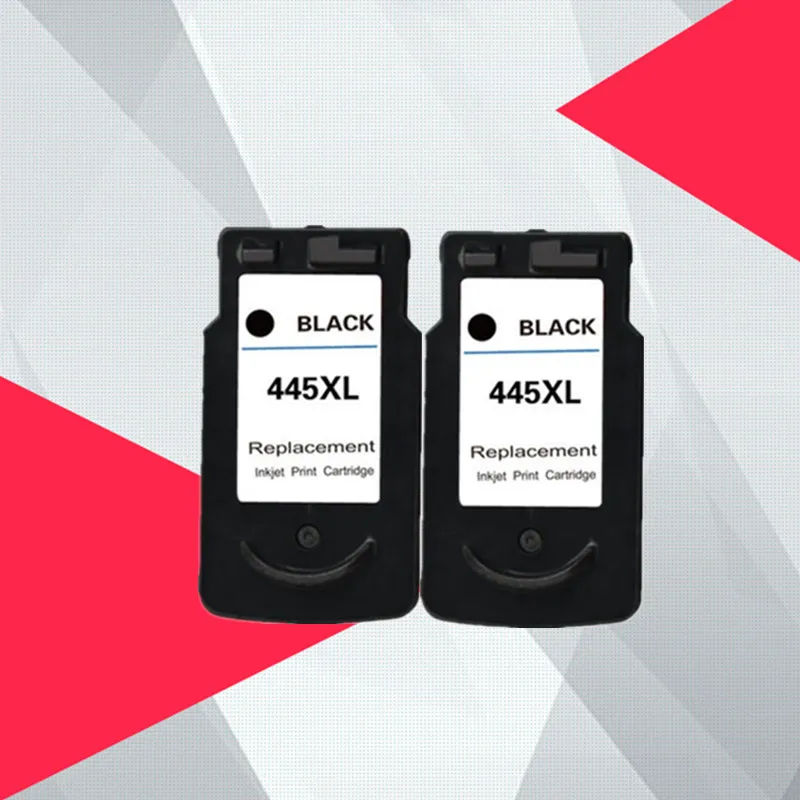 2 Black Совместимость PG-445XL PG445 pg-445 CL-446 XL Заправляемый картридж Замена для Canon PG 445 CL 446 PIXMA MX494 MG2440 MG2540 - Цвет: 2 Black