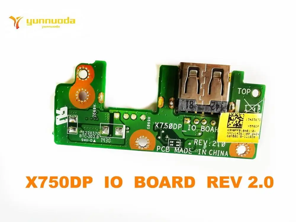 

Оригинал для ASUS X750DP USB плата X750DP IO Плата REV 2,0 протестирована хорошая бесплатная доставка